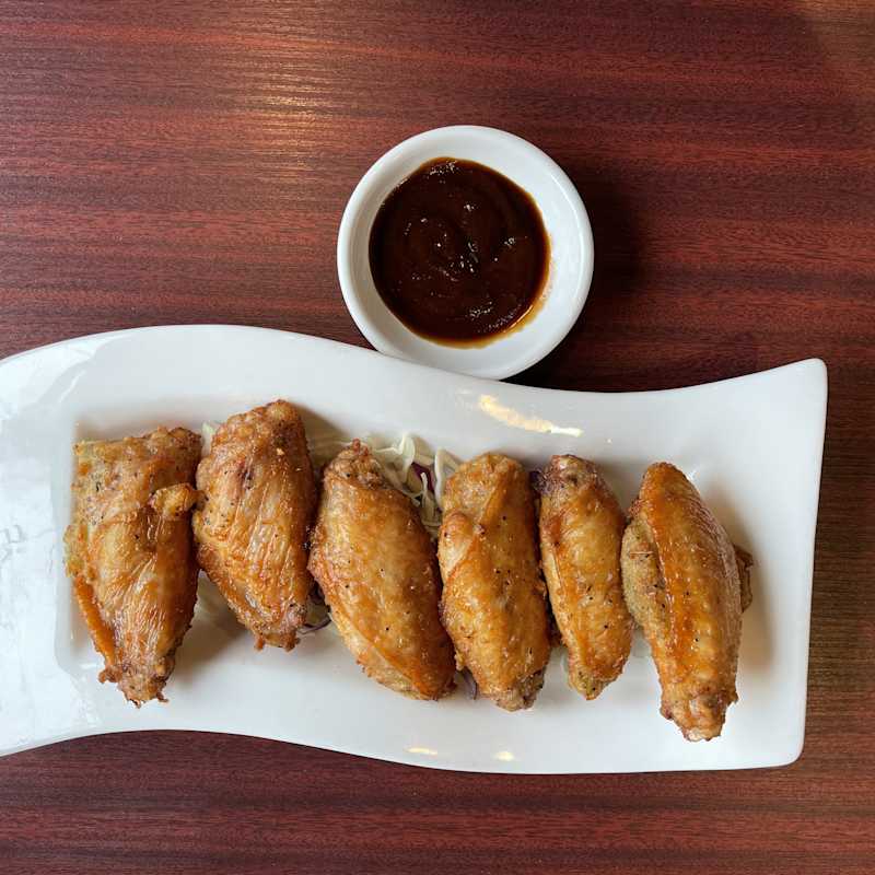 6 Asian Chili Hot Wings — Aegean Table
