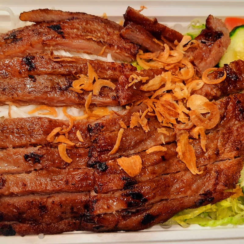 Beef Rice Noodle Bowl Dinner — Aegean Table