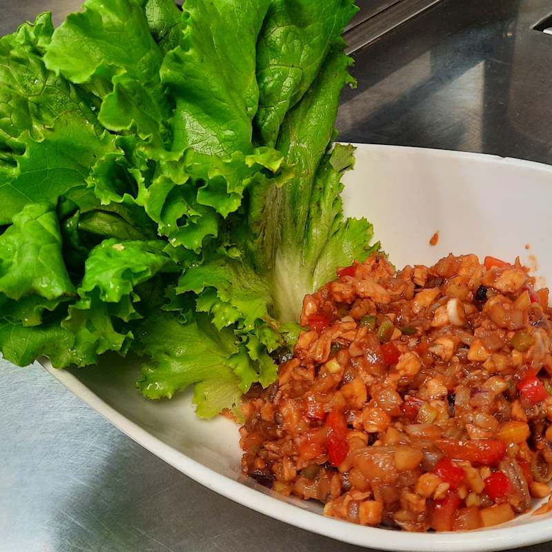 Chicken Lettuce Wrapped — Aegean Table