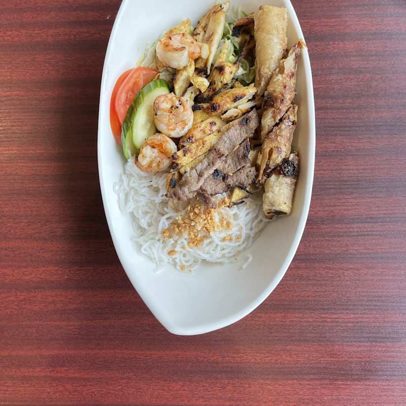 Combination Rice Noodle Bowl Dinner — Aegean Table