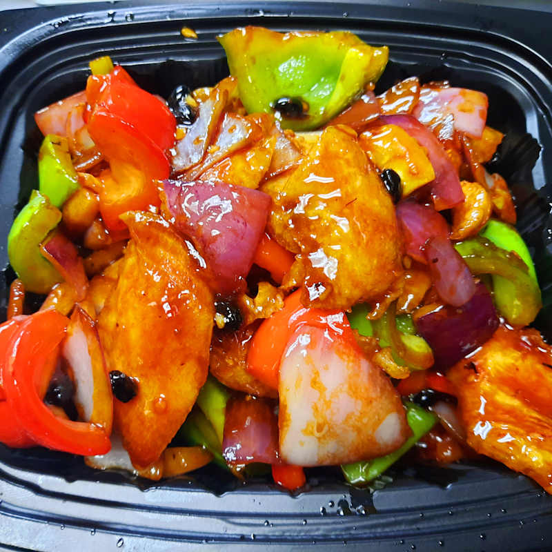 Fish Filet in Black Bean Sauce Dinner — Aegean Table