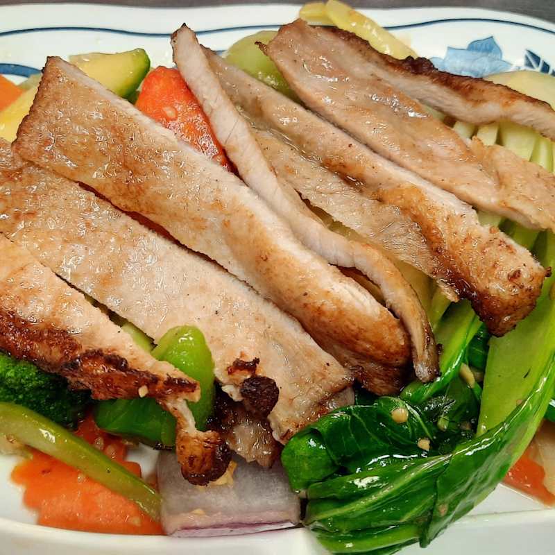 Grilled Lemongrass Pork Chops Dinner — Aegean Table