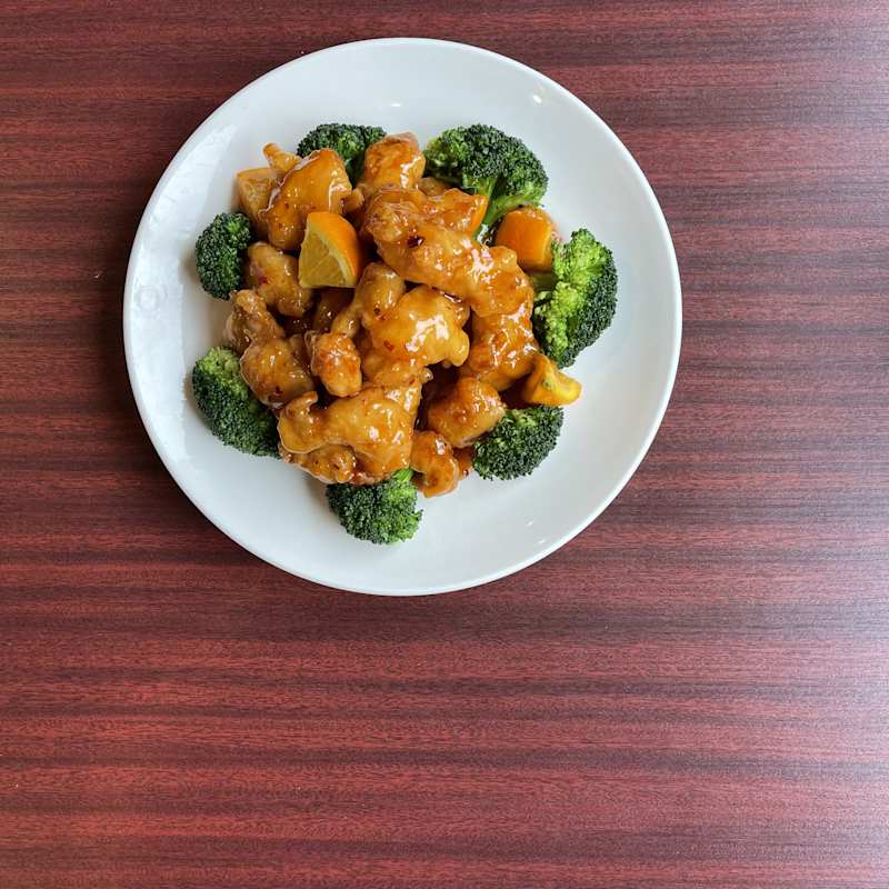 Orange Chicken Dinner — Aegean Table