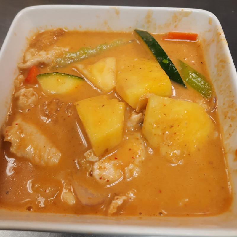Pineapple Curry Dinner