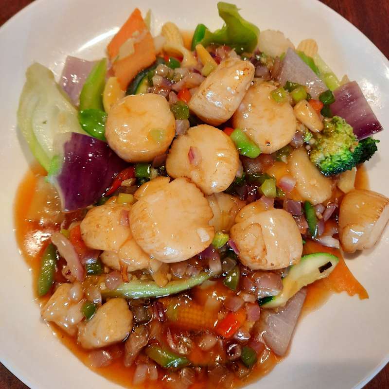 Seared Scallop Dinner — Aegean Table