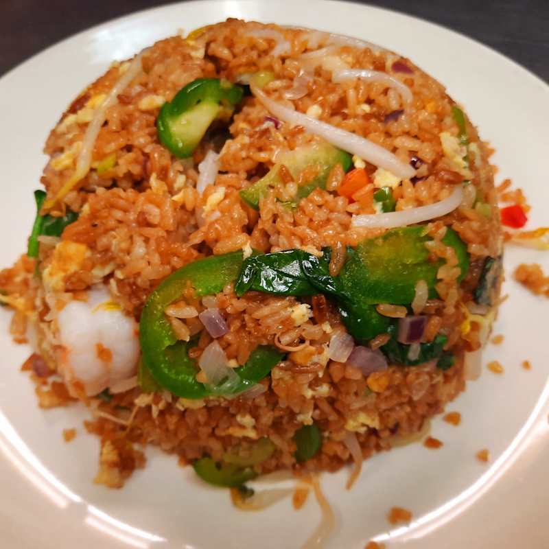 Shrimp Basil Fried Rice — Aegean Table