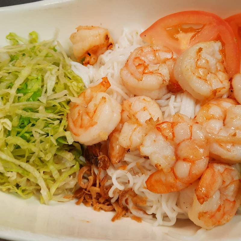 Shrimp Rice Noodle Bowl Dinner — Aegean Table