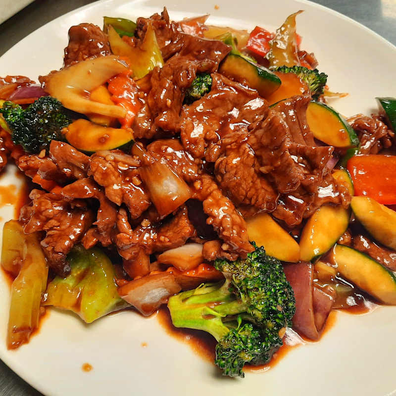 Szechuan Beef Dinner — Aegean Table