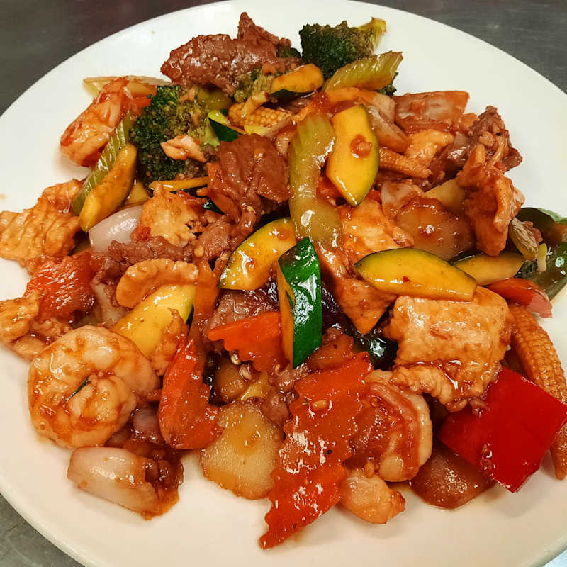 Szechuan Triple Dinner — Aegean Table
