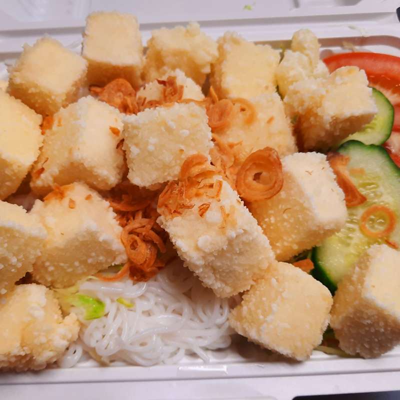 Tofu Rice Noodle Bowl Dinner — Aegean Table